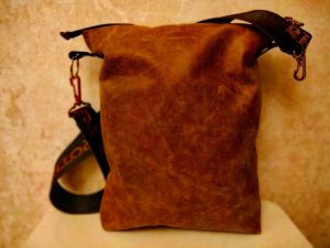 Женская сумка №159 из мягкой натуральной кожи, с росписью